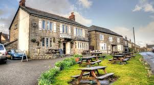 Exterior of the Blisland Inn, a traditional real ale pub on the edge of Bodmin Moor in Cornwall.