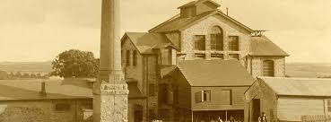 Historic photograph of St Austell Brewery in Cornwall during the late 19th century.