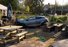 Car Smashes Into New Forest Pub as Two Men Arrested Police at the scene after a car crashed into a pub in the New Forest